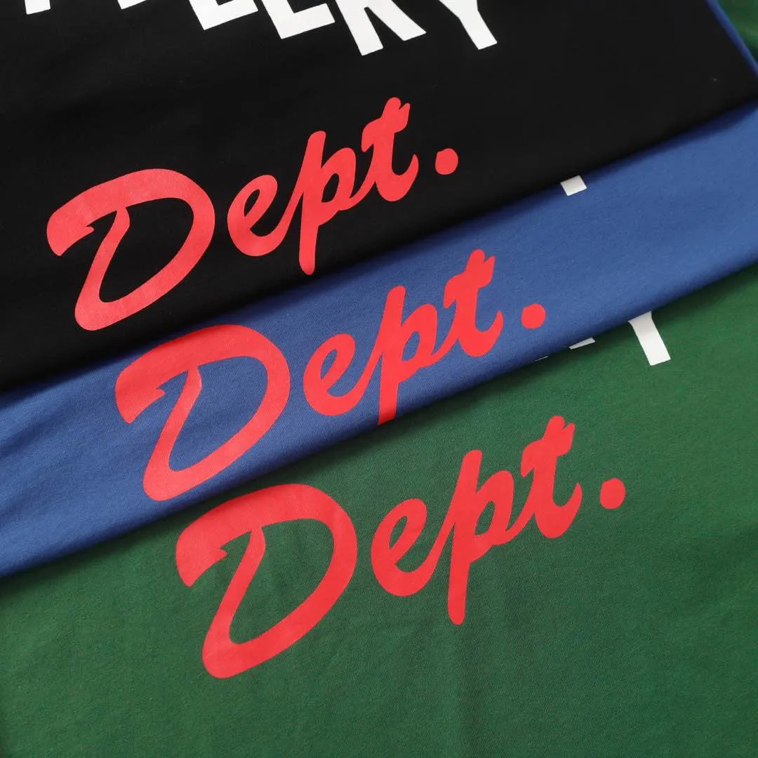 GALLERY.DEPT new short-sleeved model number: 3293P110 color: black blue green code number: S M L XL
